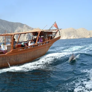 on a traditional Doa boat.